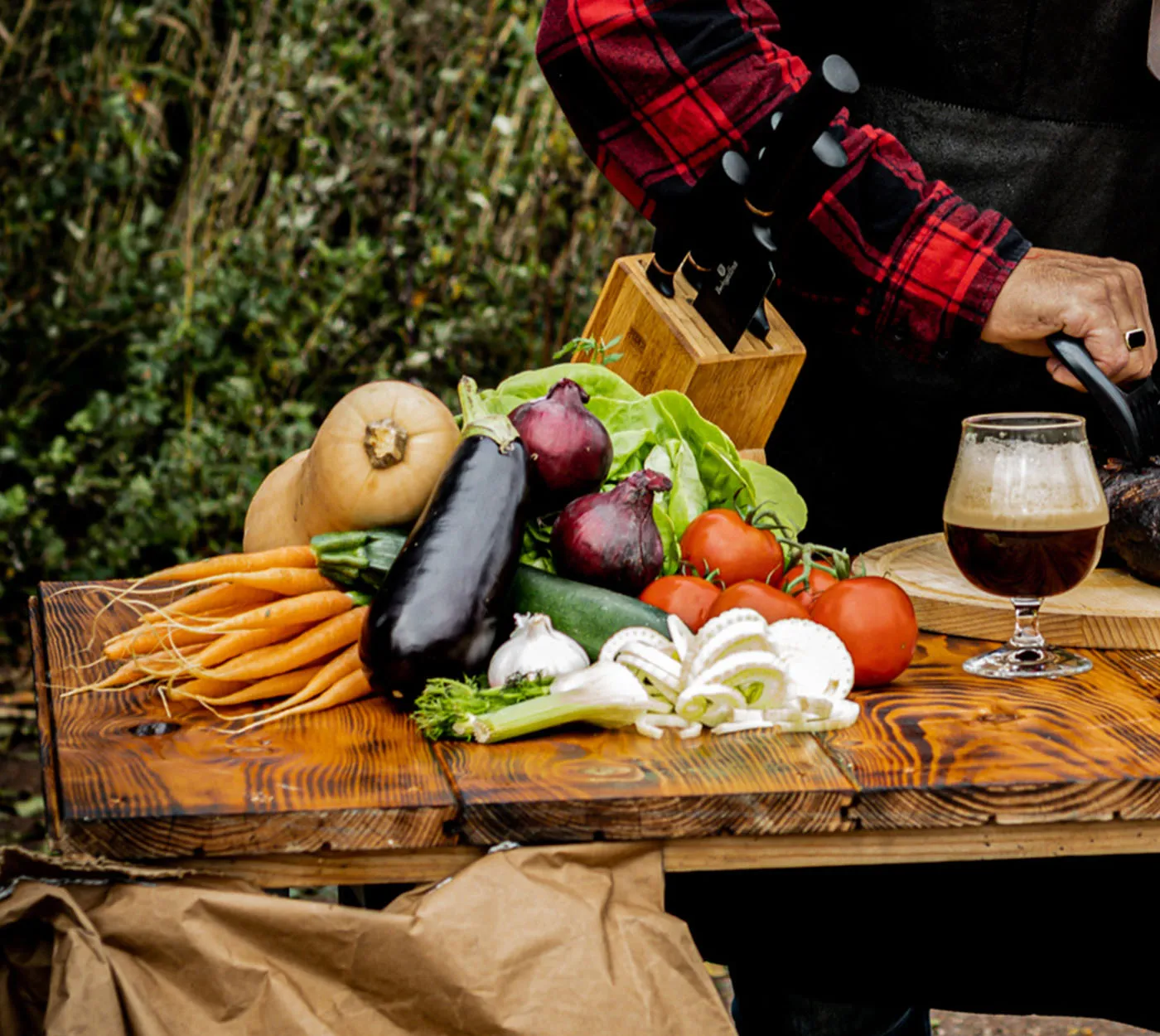 Vegetarisch arrangement van Smoke 'N Roast